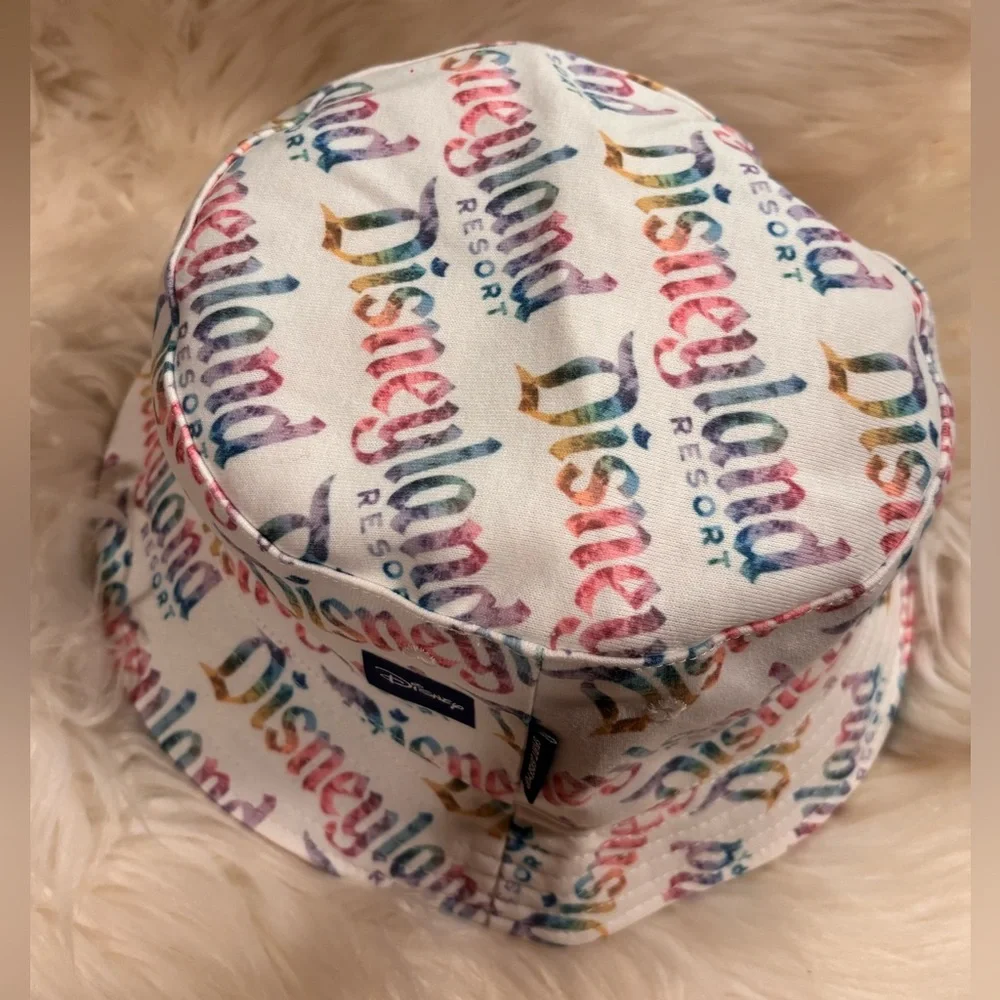2024 Disney Parks Spirit Jersey Pastel Reversible Bucket Hat - New With Tags